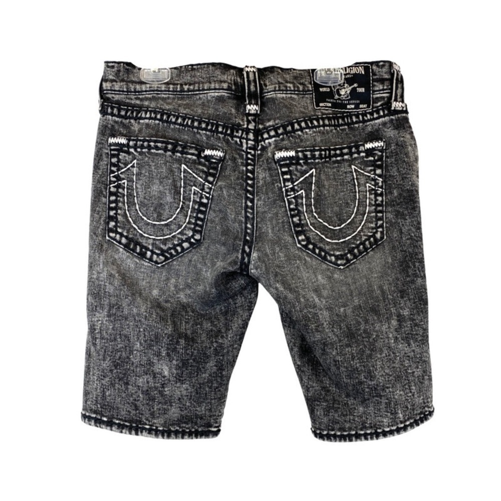 True Religion Ricky Straight Denim Shorts - Picture 2 of 2